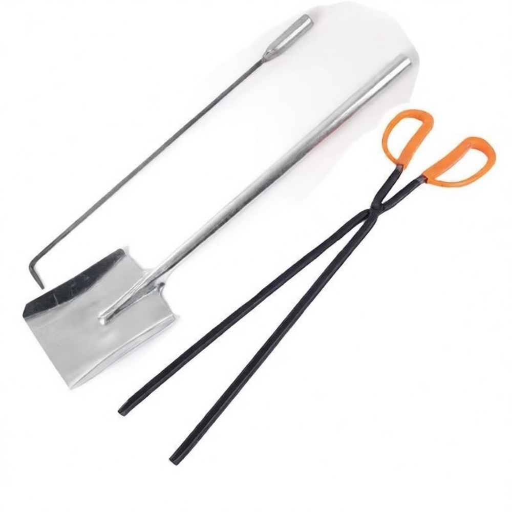 Feeding Tong Stainless - 벽난로 청소 키트 스테인리스 스틸 화로
