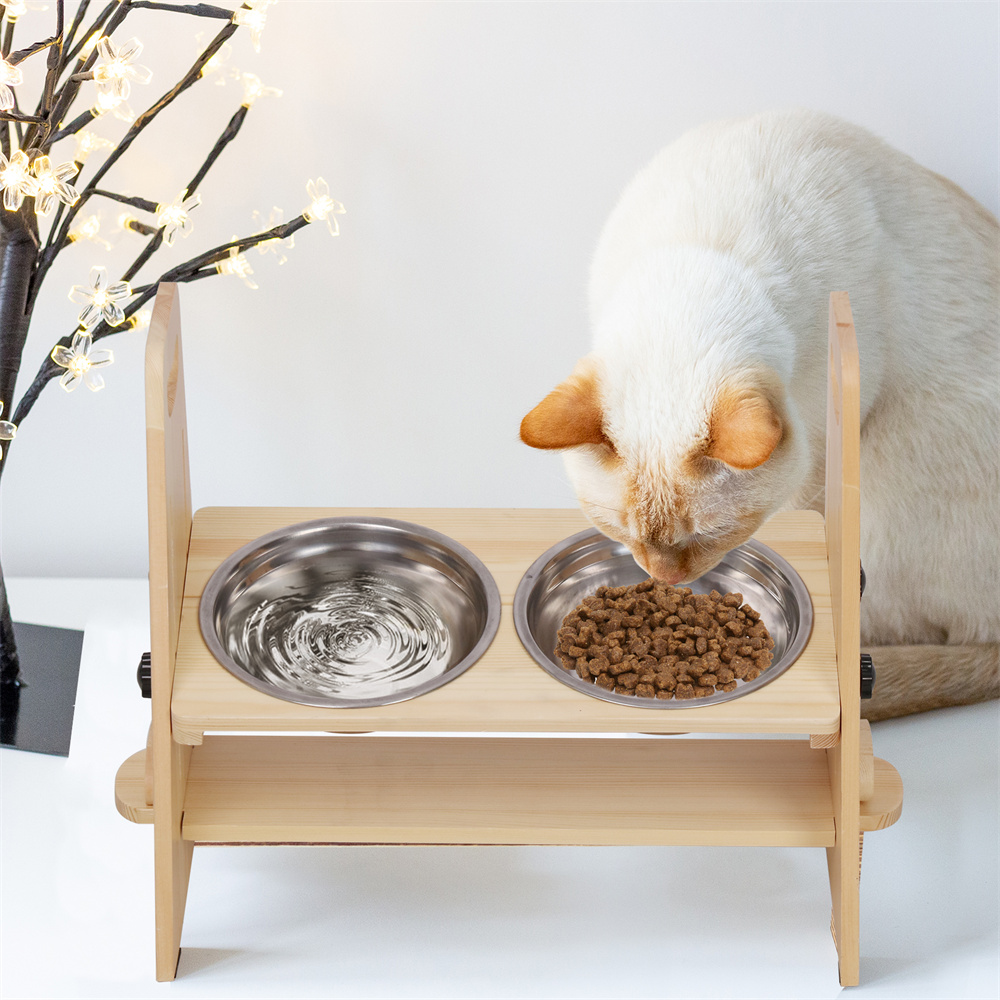 높이 조절 가능한 강아지 밥그릇, 높이 높이기된 급식대 - Royal Canin Food Medium 리뷰 및 가격