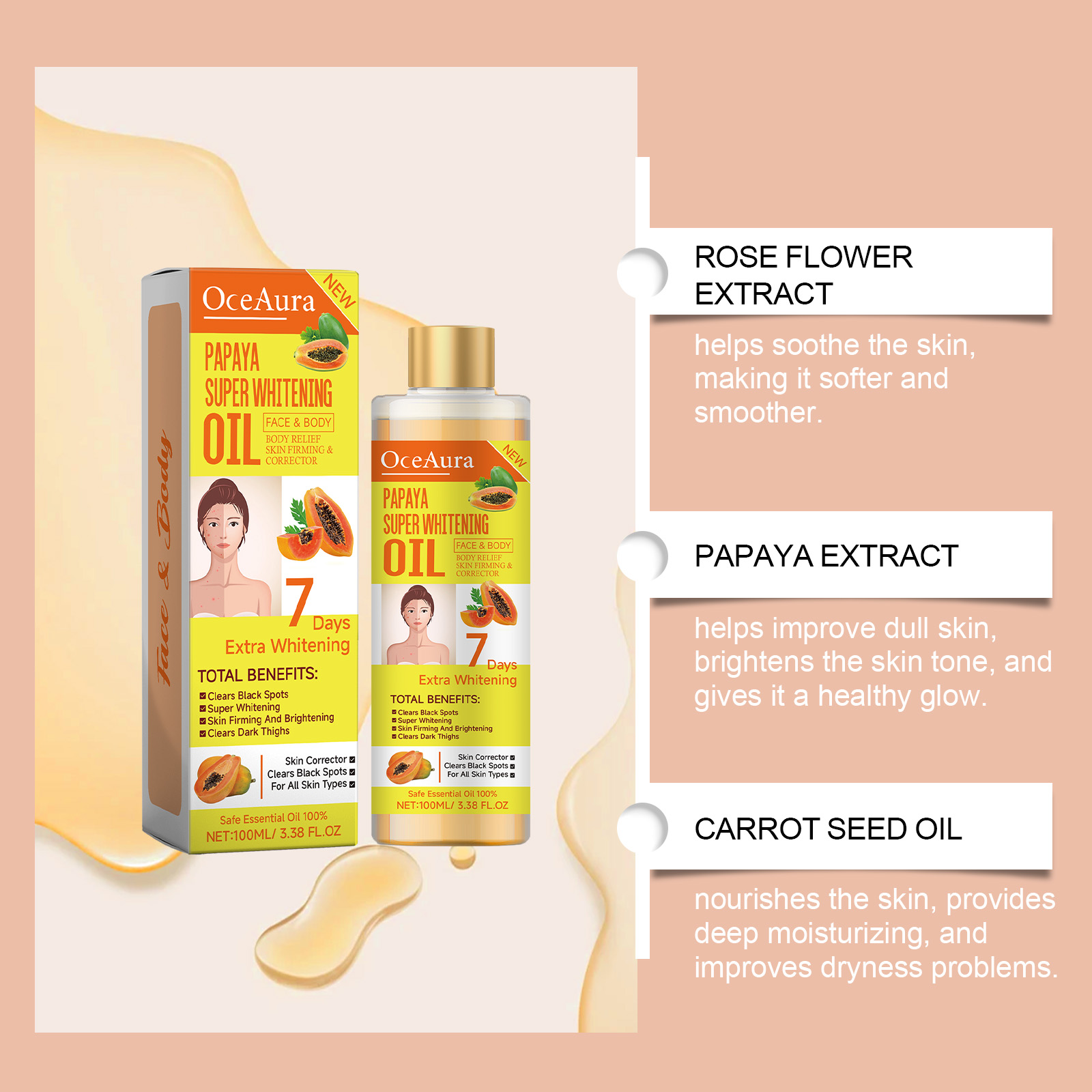 바디 화이트닝 오일 100ml 천연 유기농 릴랙싱 근육 - Substrate Coconut Fiber 리뷰 및 가격